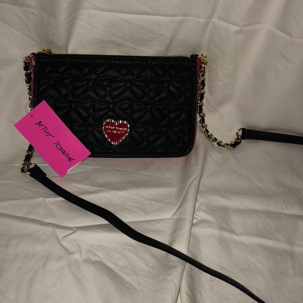 Betsy Johnson purse with built in wallet